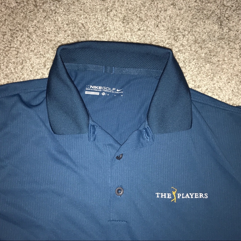❌SOLD❌The Players Nike Golf Navy Blue Shirt